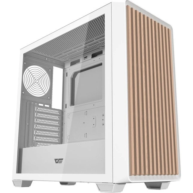 DarkFlash DS900WD Hvid PC-kabinet med hærdet glas