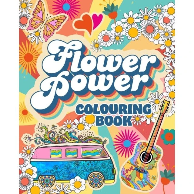 Tansy Willow Flower Power Colouring Book
