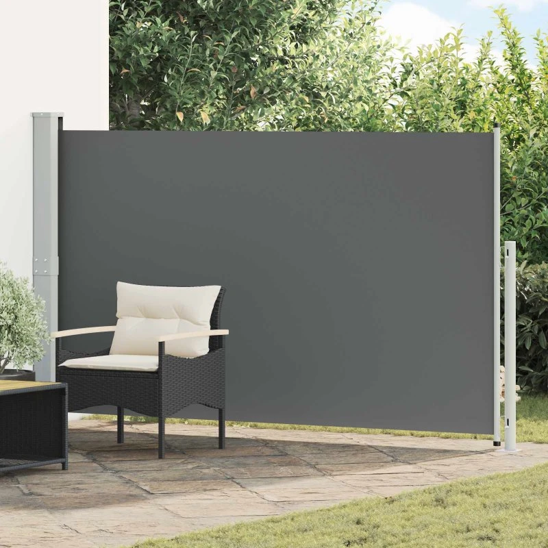 vidaXL Udtrækkelig Side-Markise 180 x 300 cm Antracit