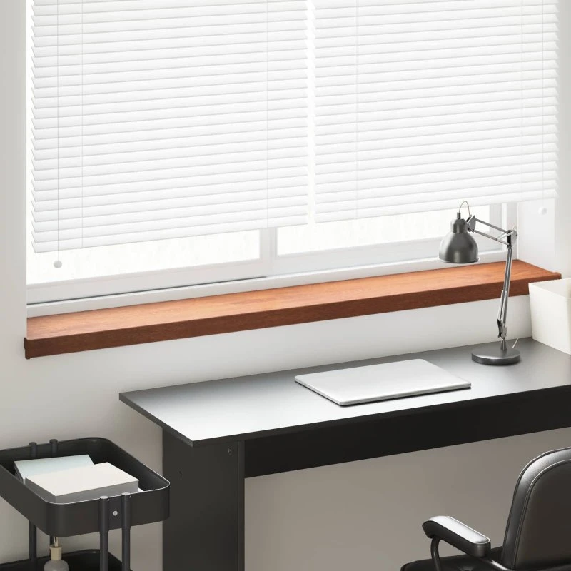 vidaXL Vindueskarm Brun Træ 160x25x4,5 cm PVC