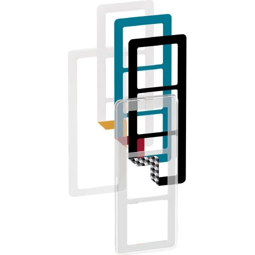 LK Fuga Choice Designramme 3 modul, transparent