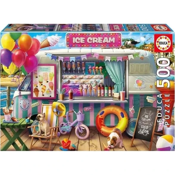 Educa Ice Cream Van Puslespil 500 Brikker