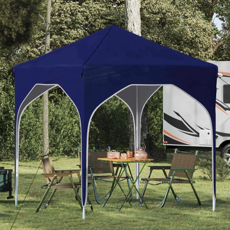 vidaXL Pop-up Festtelt 194 x 194 x 245 cm Blå