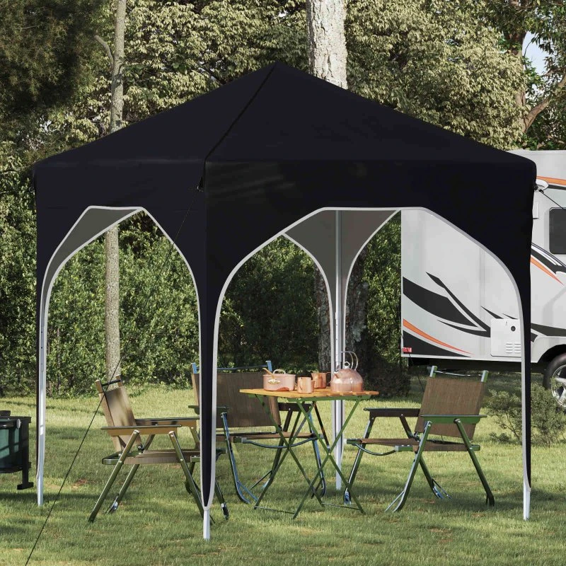 vidaXL Pop-up Festtelt 194x194x245 cm Antracit