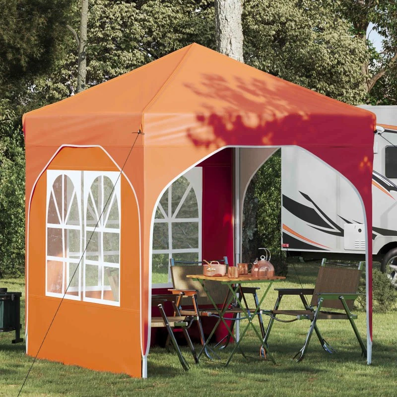 vidaXL Pop-up Festtelt 192x192x245 cm Orange