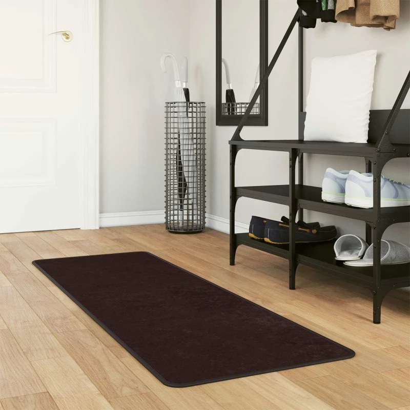 vidaXL Marsa Tæppe Runner Antracit 50x100 cm