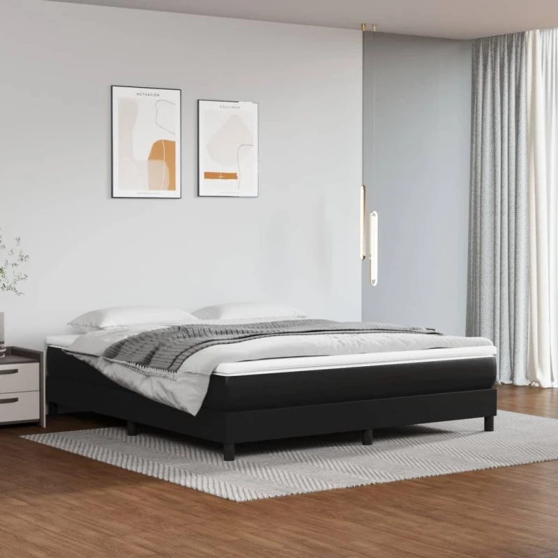 vidaXL springmadras med pocketfjedre, medium 152x203x20 cm, sort