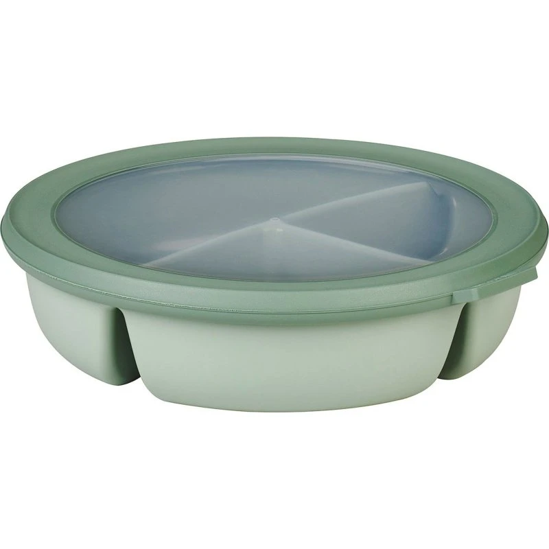 Mepal Cirqula Skål med Låg, Nordic Sage 250+250+500 ml