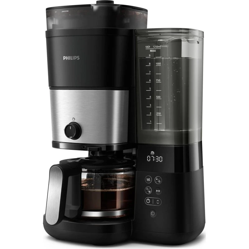 Philips HD7900 All-in-1 Brew Kaffemaskine, Sort/Sølv