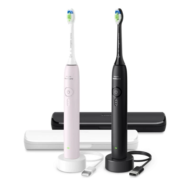 Philips Sonicare 3100 HX4072/42 Genopladelig Sonisk Tandbørste, Sort