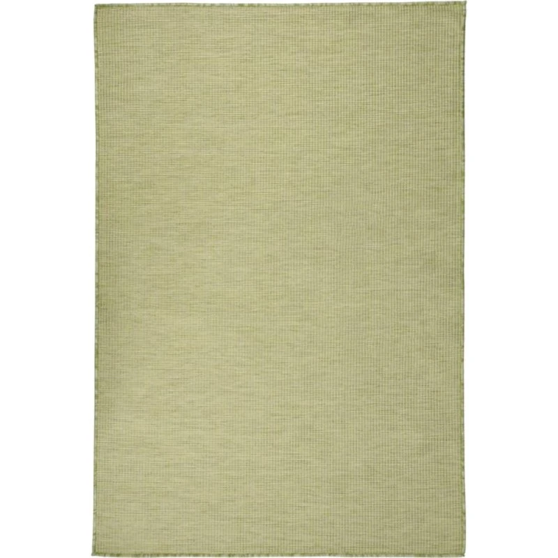 vidaXL fladvævet udendørstæppe 120x170 cm grøn