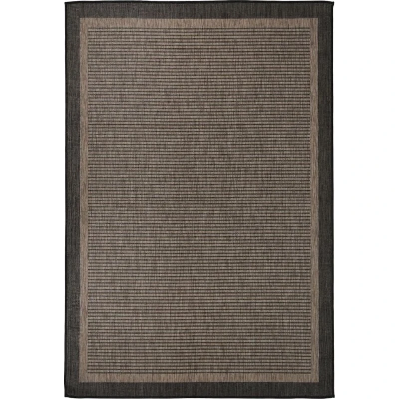 vidaXL fladvævet udendørstæppe 160x230 cm mørkebrun