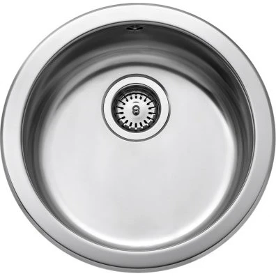 Intra Barents BKC380-R01 vask, Ø43 cm, rustfrit stål, børstet