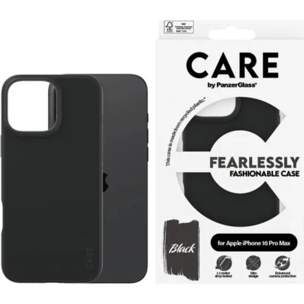 PanzerGlass CARE Fashion Black iPhone 16 Pro Max