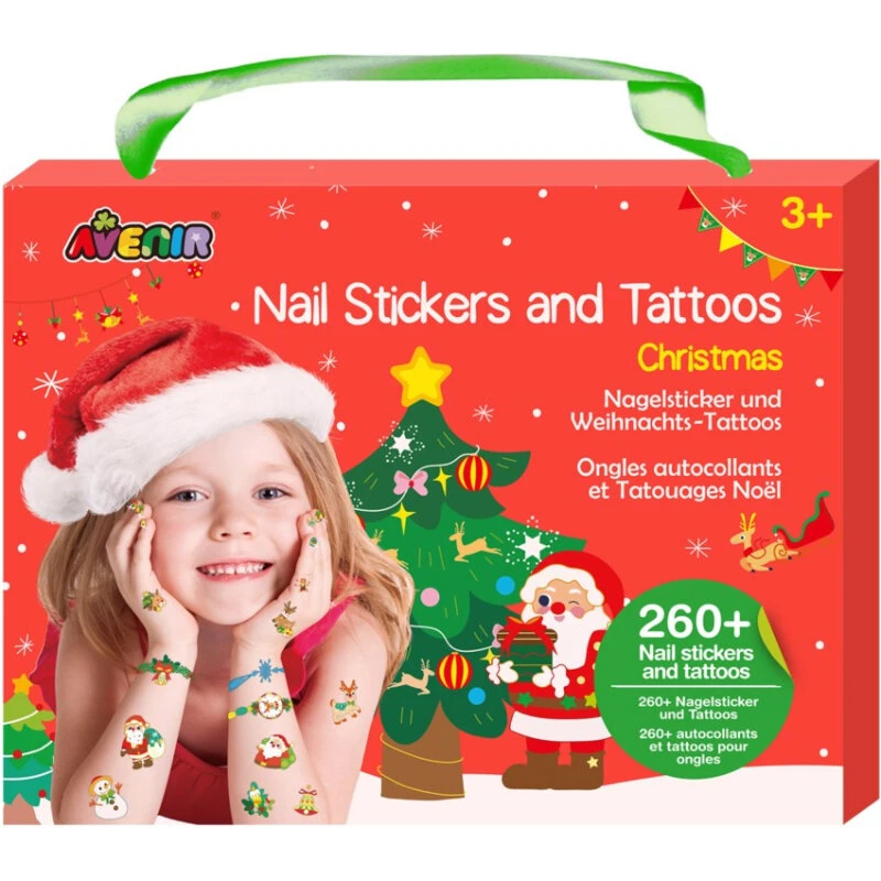 Avenir 58NA218208 Negleklistermærker & Tatoveringer - Jul