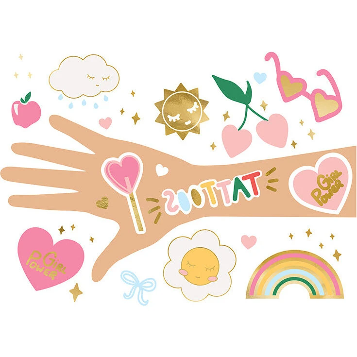 Daisy 14 stk. midlertidige tusindfryd-tatoveringer