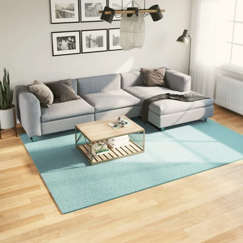 vidaXL OVIEDO gulvtæppe 200x280 cm kort luv grøn