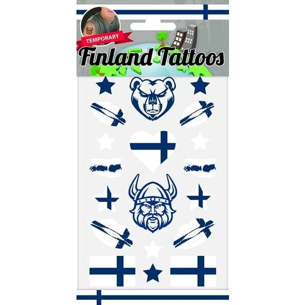 Finland - Midlertidige tatoveringer (fan-ark)
