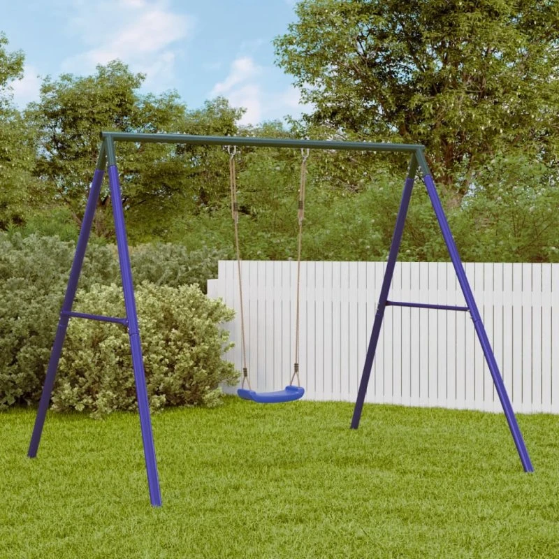 vidaXL Gyngestativ 156 x 185 cm, A-form, rustfrit stål