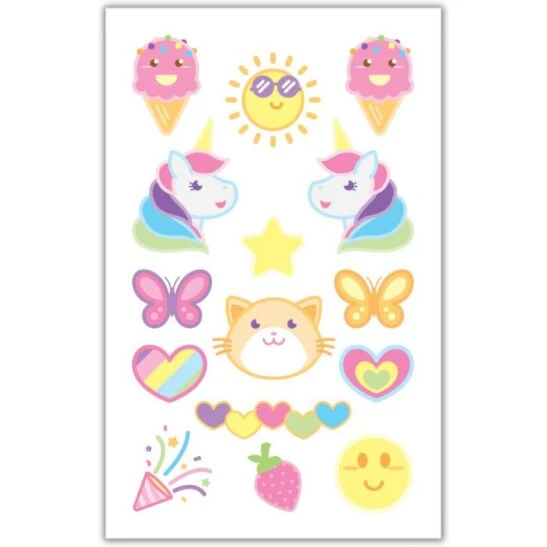 Icons Tatoveringer Pastelark 15x10 cm – 15 ikoner