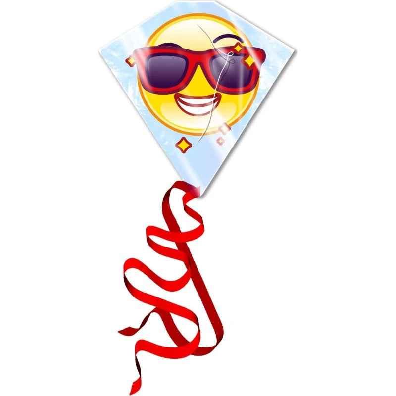 Eolo Kites Ready 2 Fly Emoji Drage 58x56cm, 4+ år