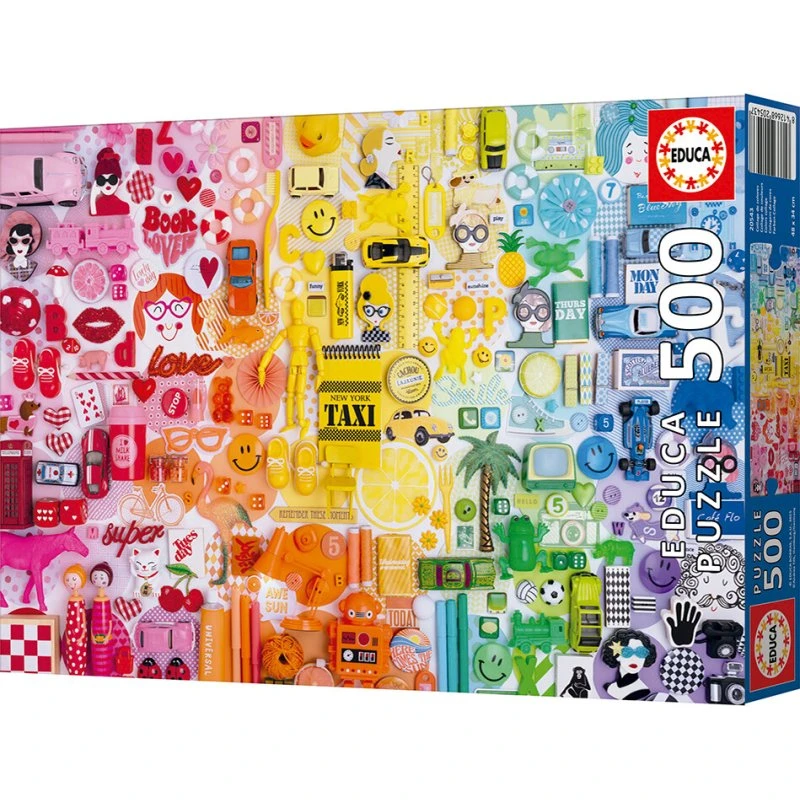 Educa Colorful Collage Puslespil 500 Brikker