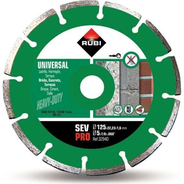 Rubi Pro 32940 Diamantskæreskive 125 mm