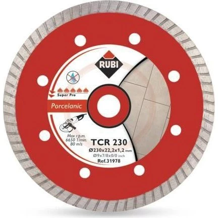Rubi Superpro Diamantklinge 125mm til Porcelænsfliser