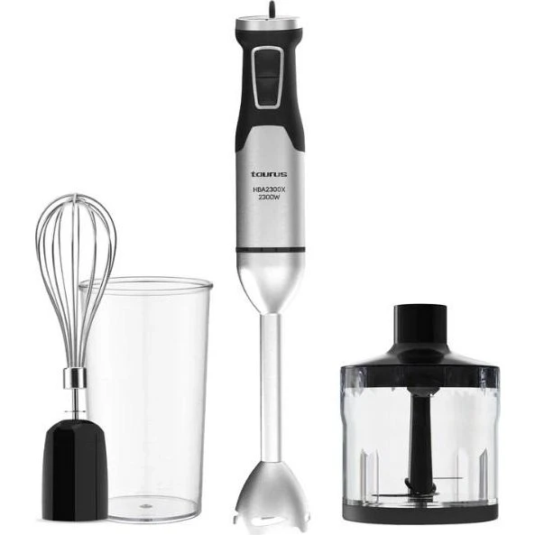 Taurus HBA2300X Stavblender 2300 W Sølv/Sort