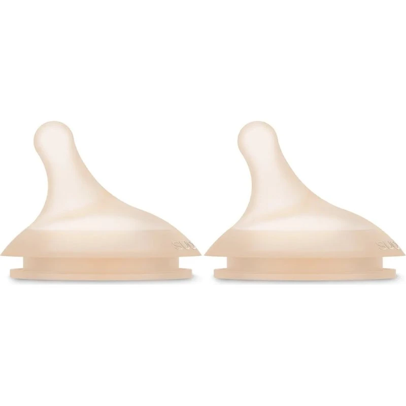 Suavinex Zero Zero Suttehoveder Medium x2