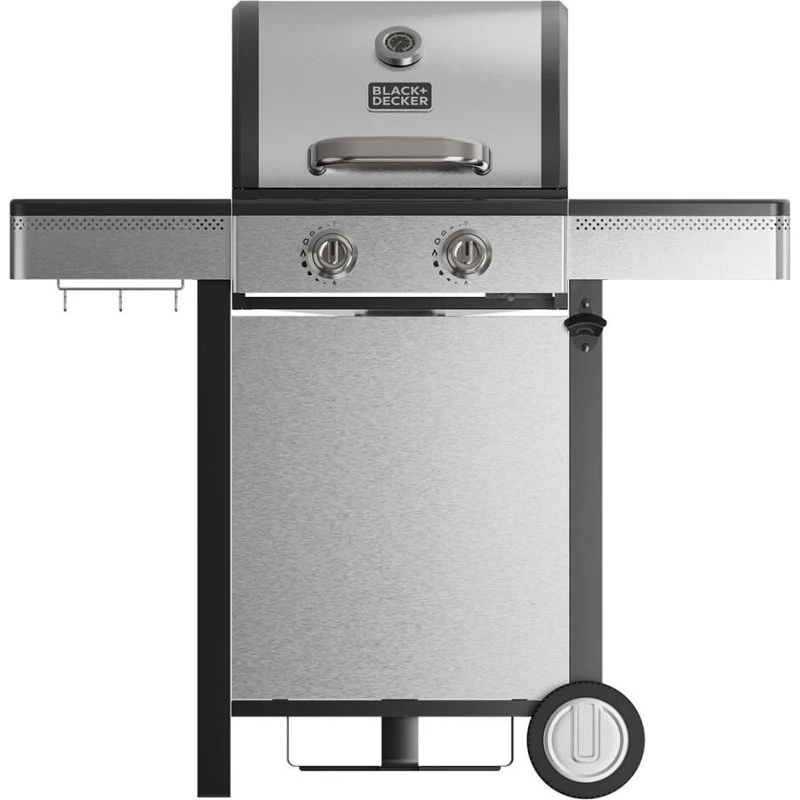Black+Decker BXOG7200E 2-brænders gasgrill, sort