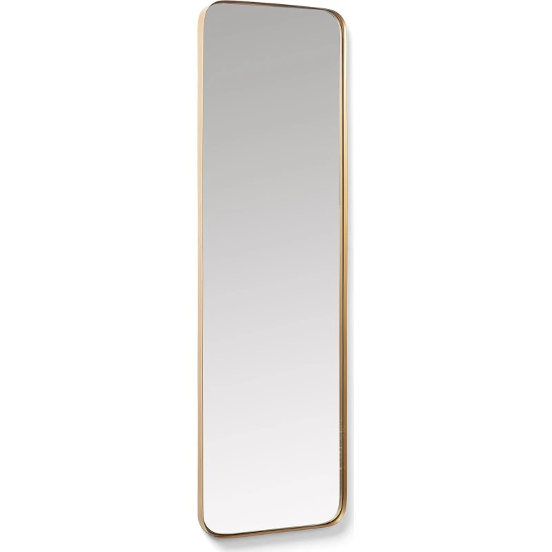 Kave Home Marcus Vægspejl 100x30 cm i Guld Metal