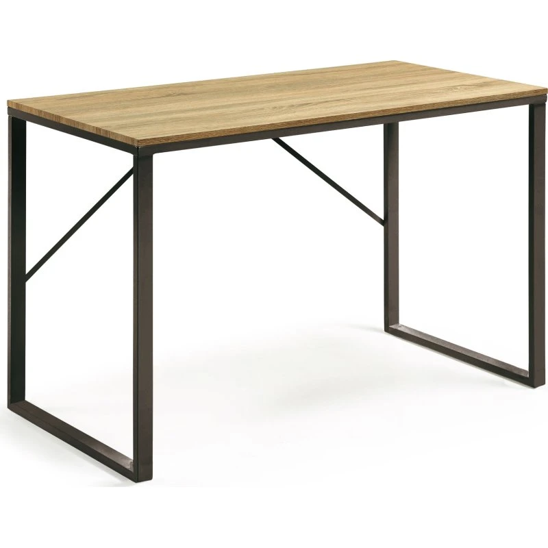 Kave Home Lisbet Skrivebord 120x60 cm natur/sort MDF/metal