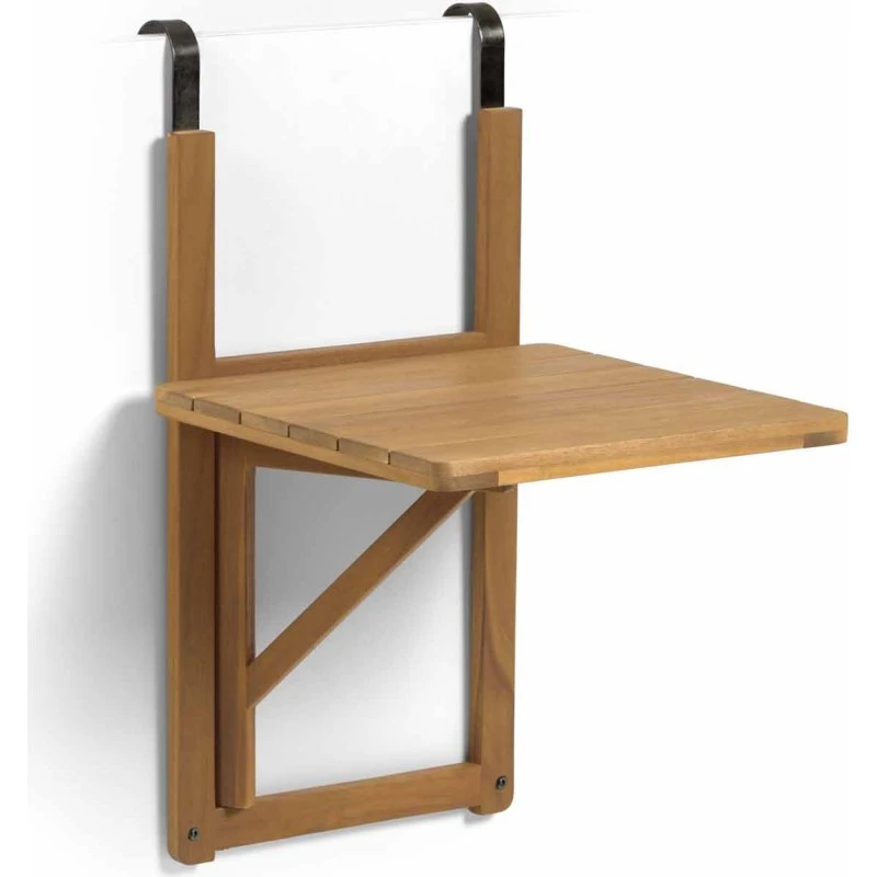 Kave Home Amarillis Klapbord i Akacietræ, 40x42 cm, Natur