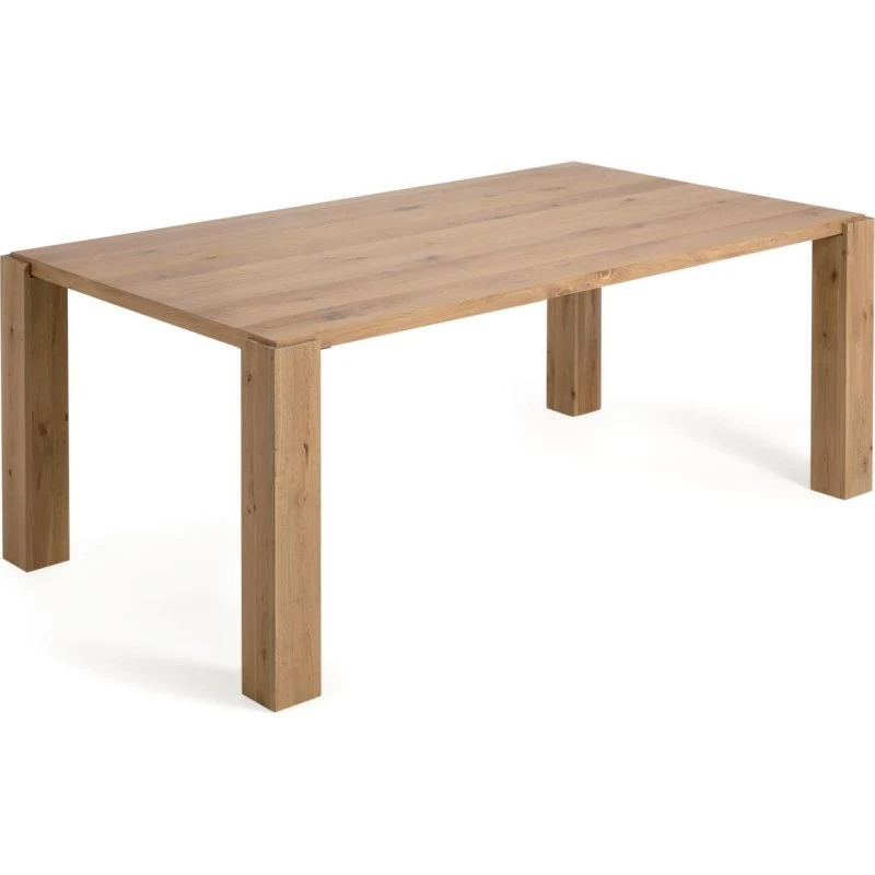 Kave Home Deyanira Spisebord 200x100 cm natur egetræ rustik