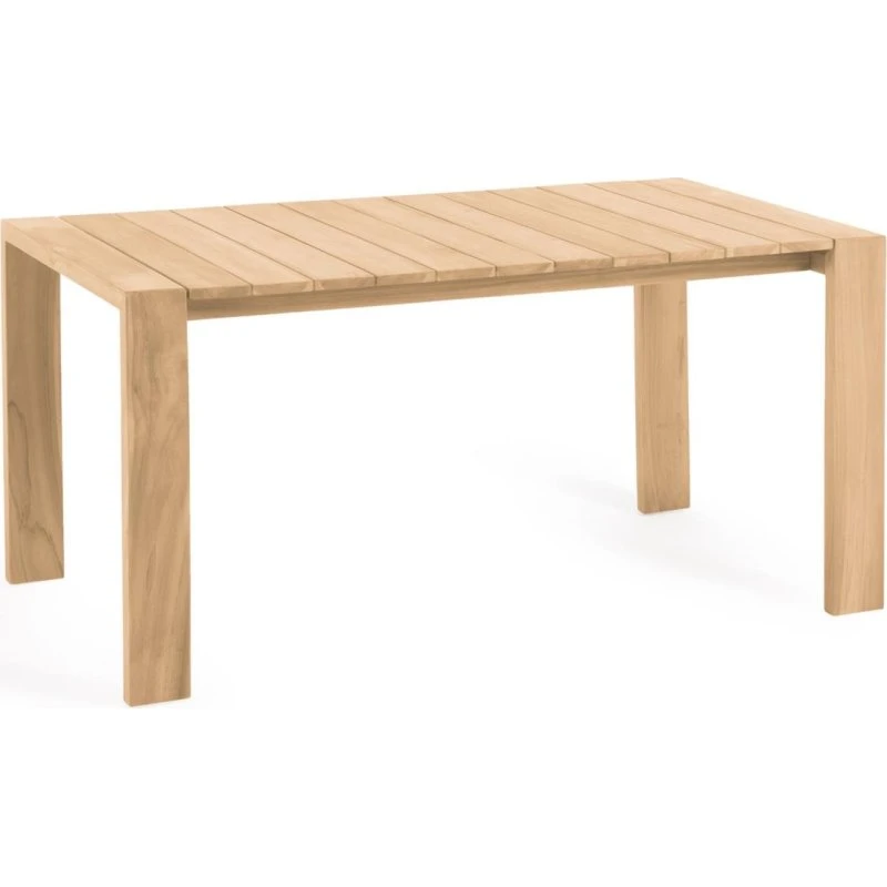 Kave Home Victoire teak natur 200x100 cm udendørs spisebord