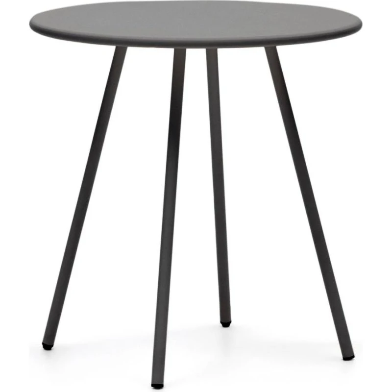 Kave Home Montjoi havebord 70 x 70 cm grå stål