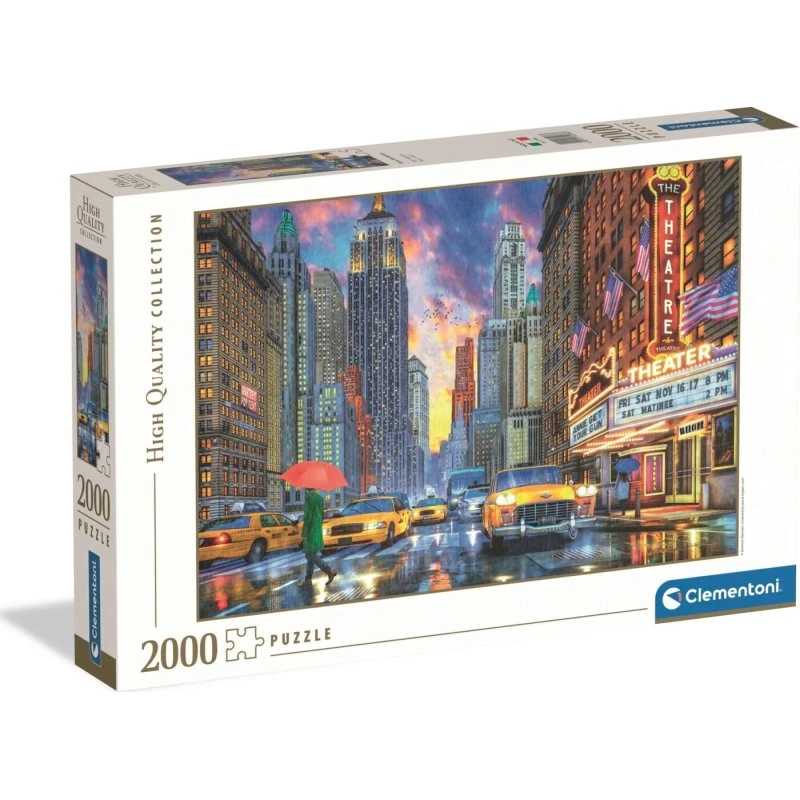 Clementoni Manhattan i Regnvejr - 2000 Brikker