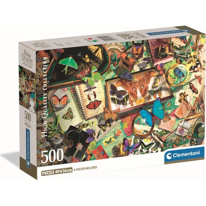 Clementoni The Butterfly Collector 500 brikker - Puslespil