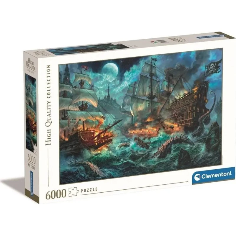 Clementoni Pirates Battle Puslespil 6000 Brikker