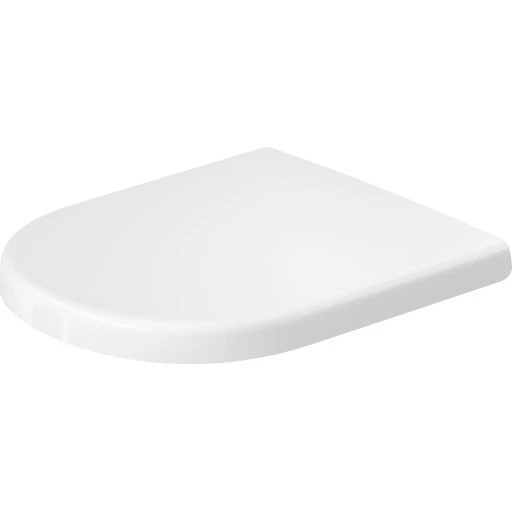 Duravit D-Code toiletbræt med soft close og quick release, hvid