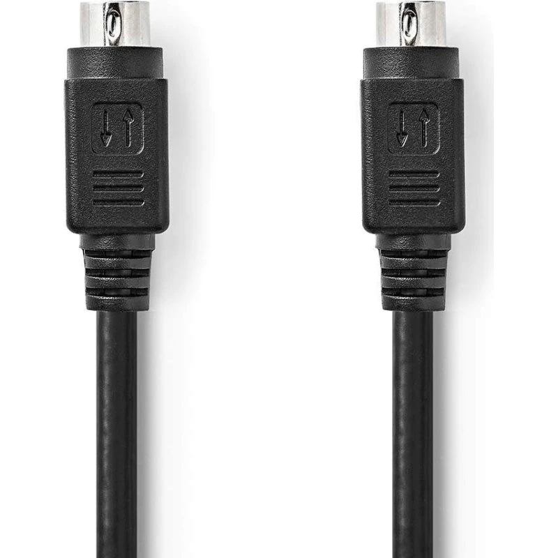Nedis S-Video kabel 2 meter, sort