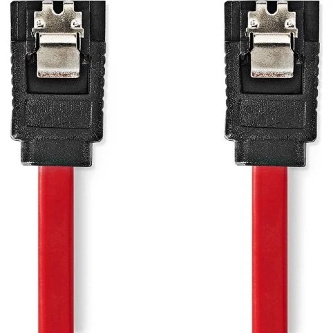 Nedis SATA-kabel 1.5 Gbps 7-pin 0,5m Rød