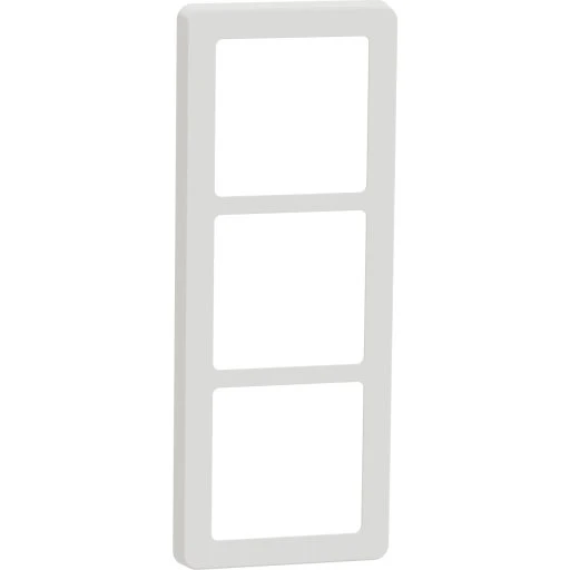 LK Fuga Base 63 ramme, 3 modul, hvid