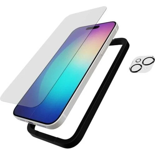 Tech21 Impact Glass Skærm- og kamerabeskyttelse til iPhone 15 Plus