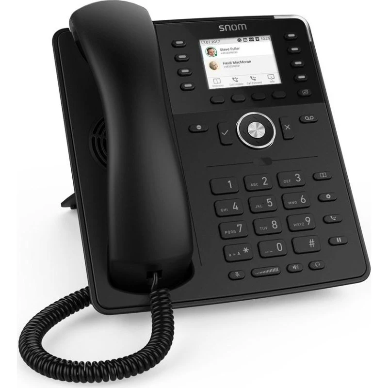 Snom D735 IP-telefon - VoIP-bordtelefon med 12 linjer, Sort