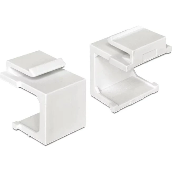 DeLOCK Keystone cover hvid, 4 stk.