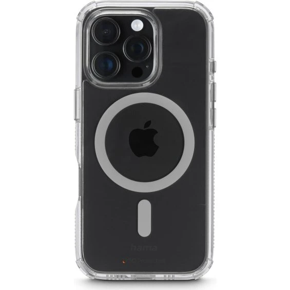Hama Extreme Protect MagCase til iPhone 16 Pro - Transparent