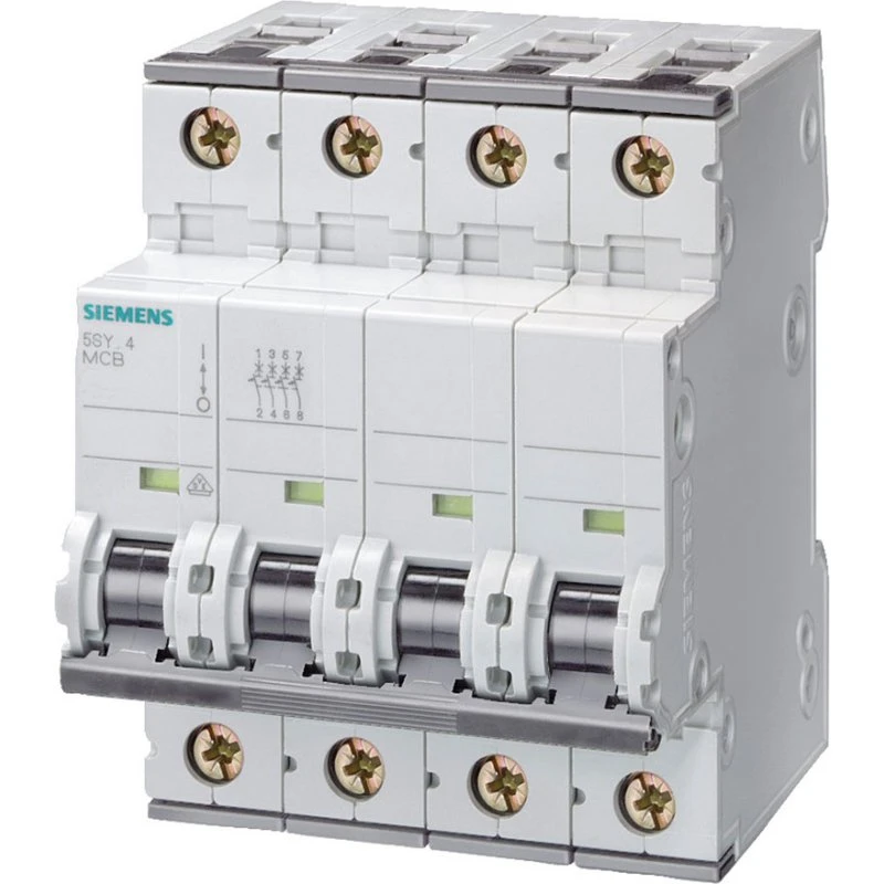Siemens Automatsikring 5SY4616-7 C 16A 3P+N 10kA