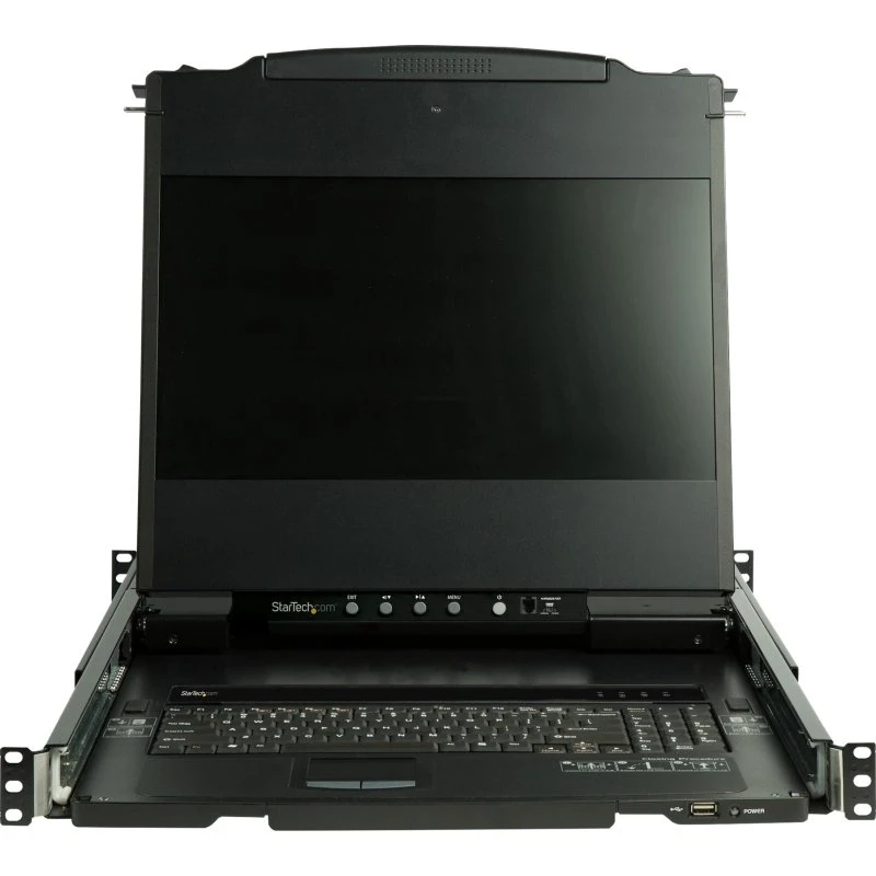 StarTech 17.3" 1U Rackmount KVM Console HD 1080p DVI/VGA